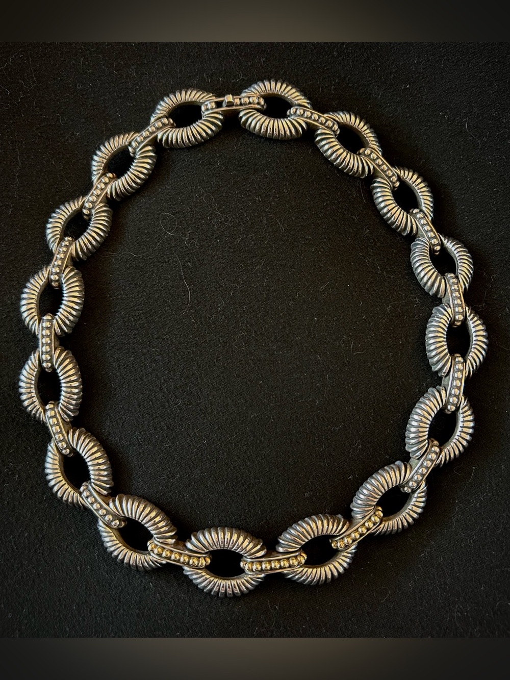 LAGOS Sterling Silver and 18k Gold Necklace